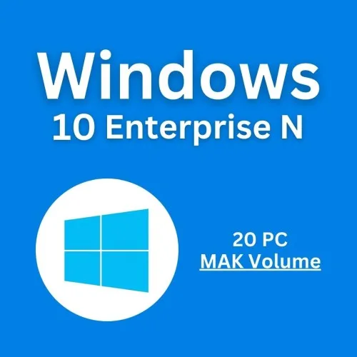Windows 10 / 11 Enterprise N 20PC [MAK:Volume]