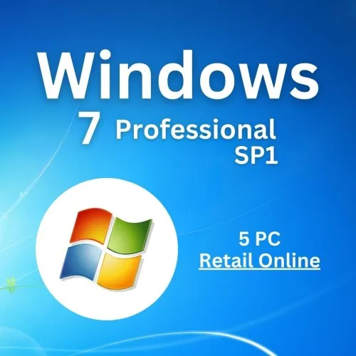 Windows 7 Professional SP1 5PC [Retail Online]